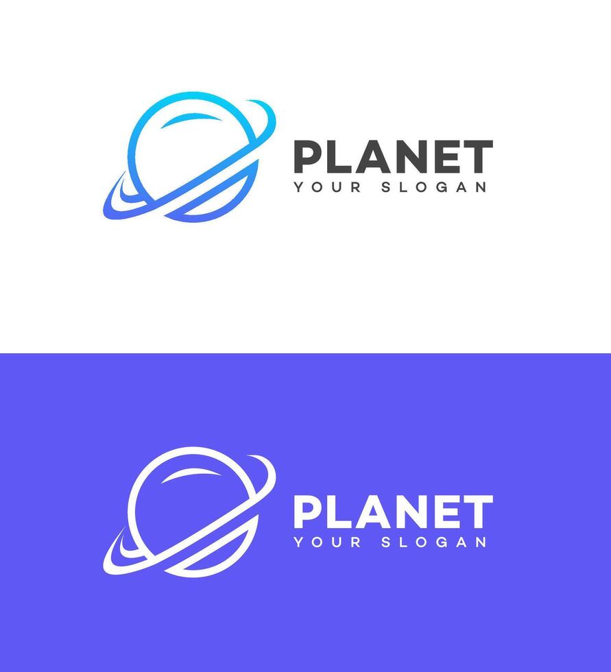 planeet logo icoon merk identiteit teken symbool vector