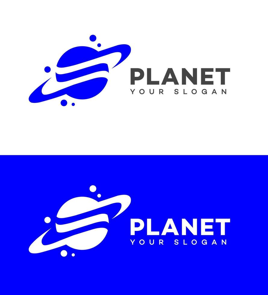 planeet logo icoon merk identiteit teken symbool vector