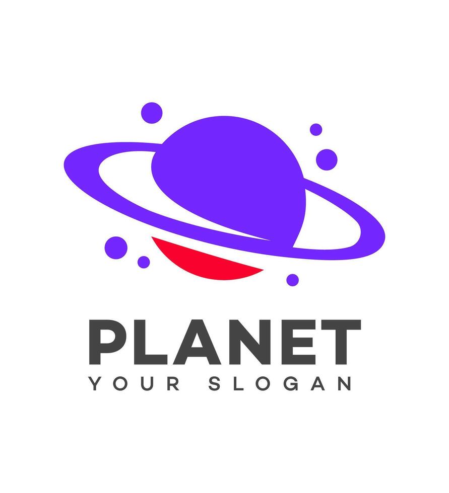 planeet logo icoon merk identiteit teken symbool vector