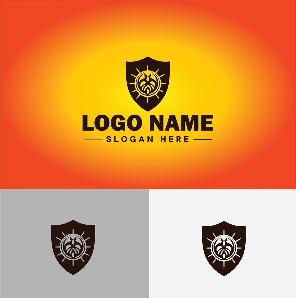 schild logo vector kunst beschermen schild veiligheid icoon bedrijf logo sjabloon