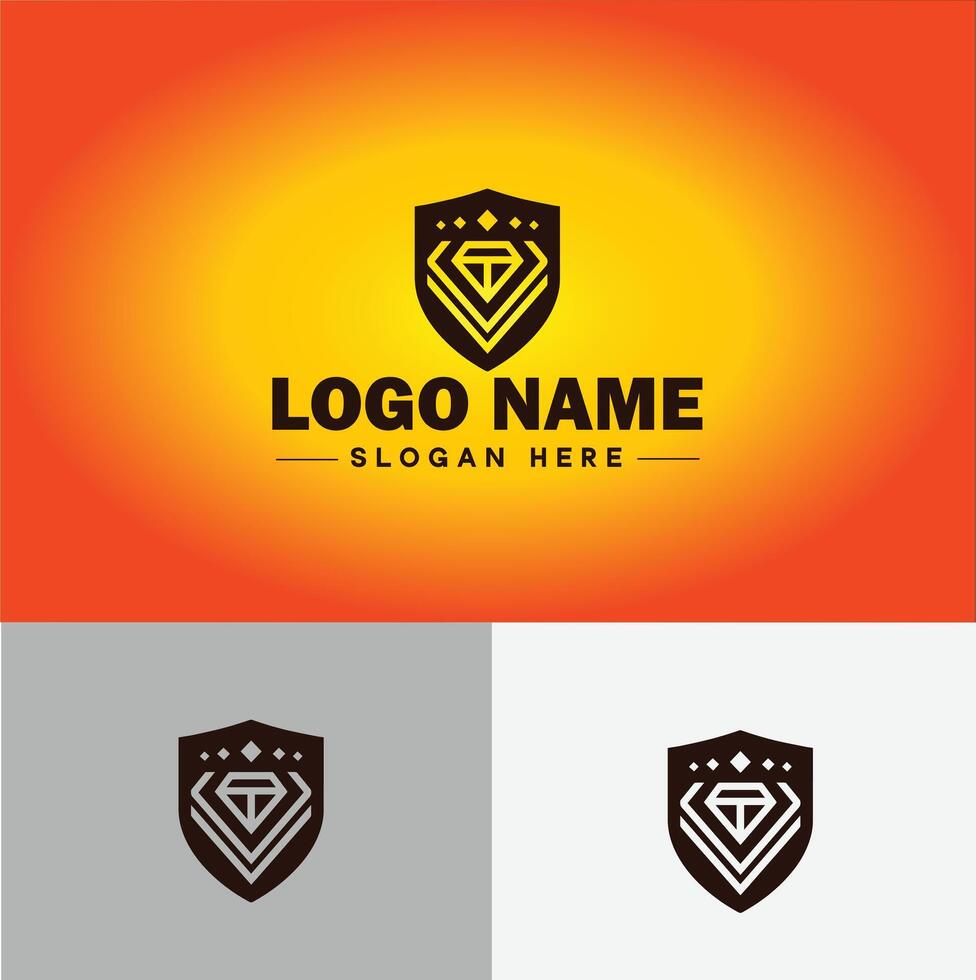 schild logo vector kunst beschermen schild veiligheid icoon bedrijf logo sjabloon