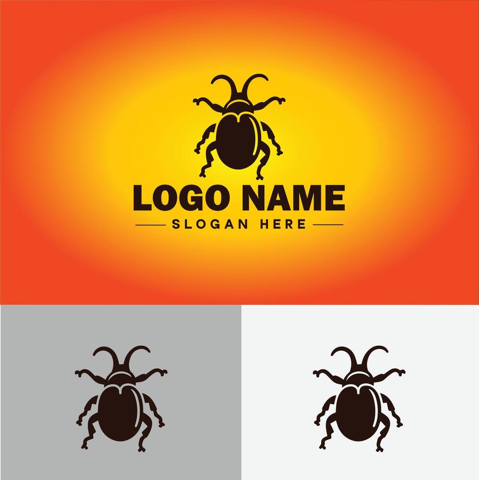 snuitkever insect plaag logo vector kunst icoon grafiek voor bedrijf merk icoon snuitkever logo sjabloon