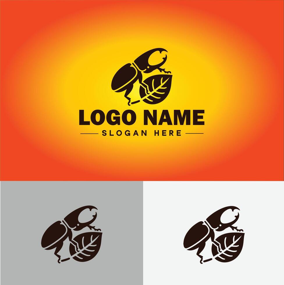 snuitkever insect plaag logo vector kunst icoon grafiek voor bedrijf merk icoon snuitkever logo sjabloon