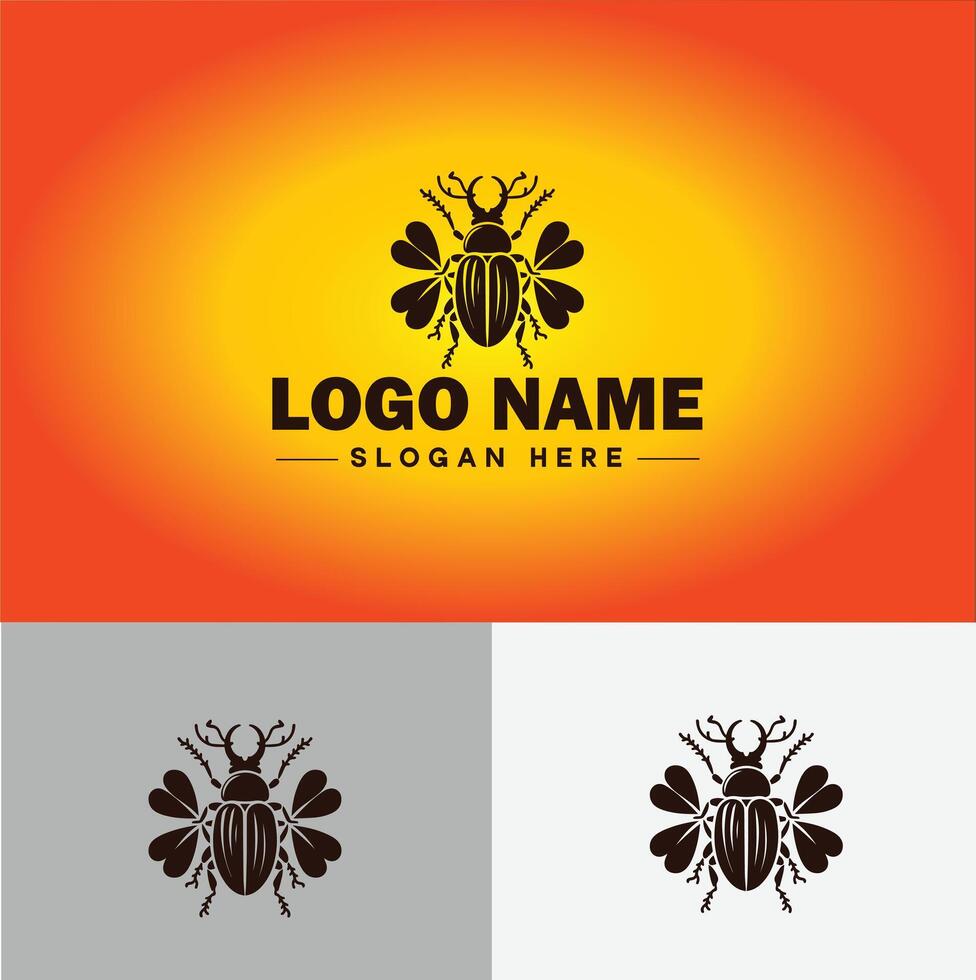 snuitkever insect plaag logo vector kunst icoon grafiek voor bedrijf merk icoon snuitkever logo sjabloon