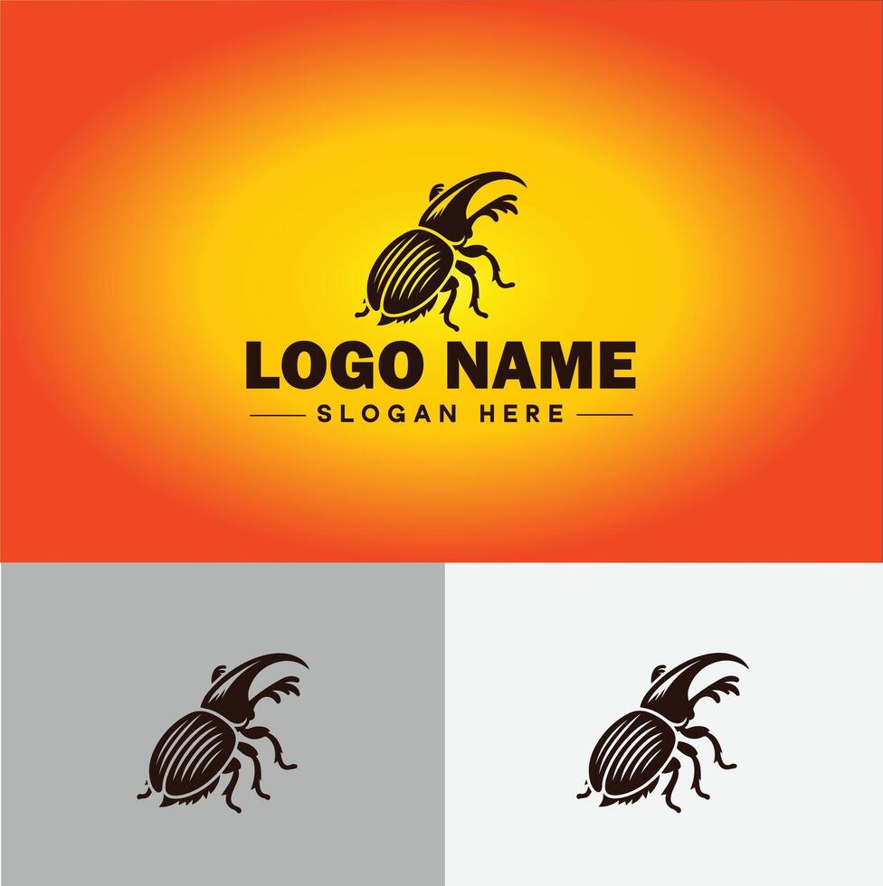 snuitkever insect plaag logo vector kunst icoon grafiek voor bedrijf merk icoon snuitkever logo sjabloon