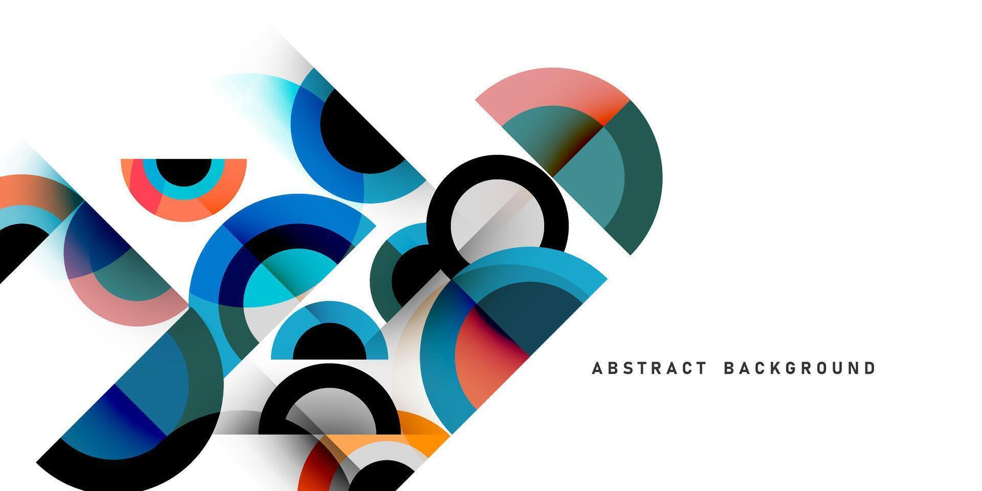 vector illustratie van modern meetkundig ontwerp kleurrijk abstract achtergrond