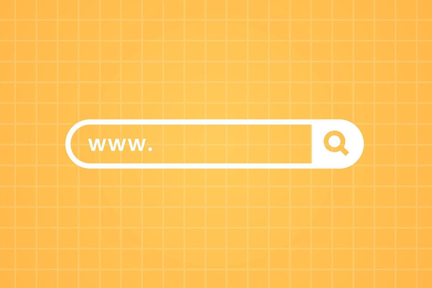 web zoeken knop. www bar vector illustratie.