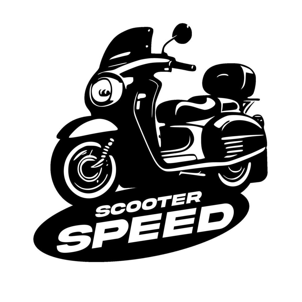 motorfiets scooter lpgo sjabloon vector