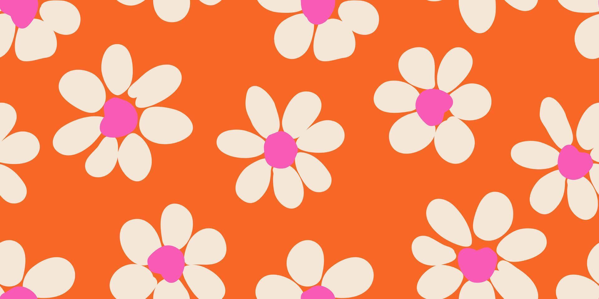 exotisch hand- getrokken bloemen, naadloos patronen met bloemen voor kleding stof, textiel, kleding, omhulsel papier, omslag, banier, huis decor, abstract achtergronden. vector illustratie.