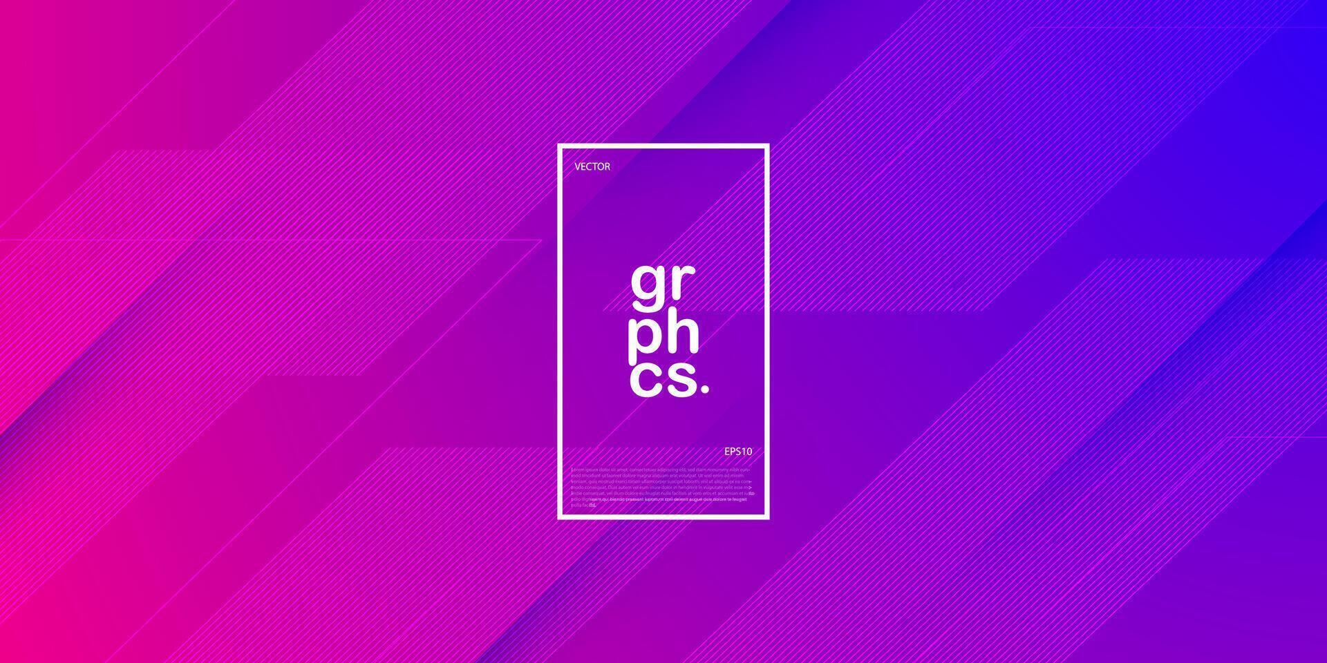 abstract helling roze naar Purper met schaduw achtergrond. modern en gemakkelijk lijnen patroon voor Scherm Product advertentie website sjabloon behang poster. eps10 vector