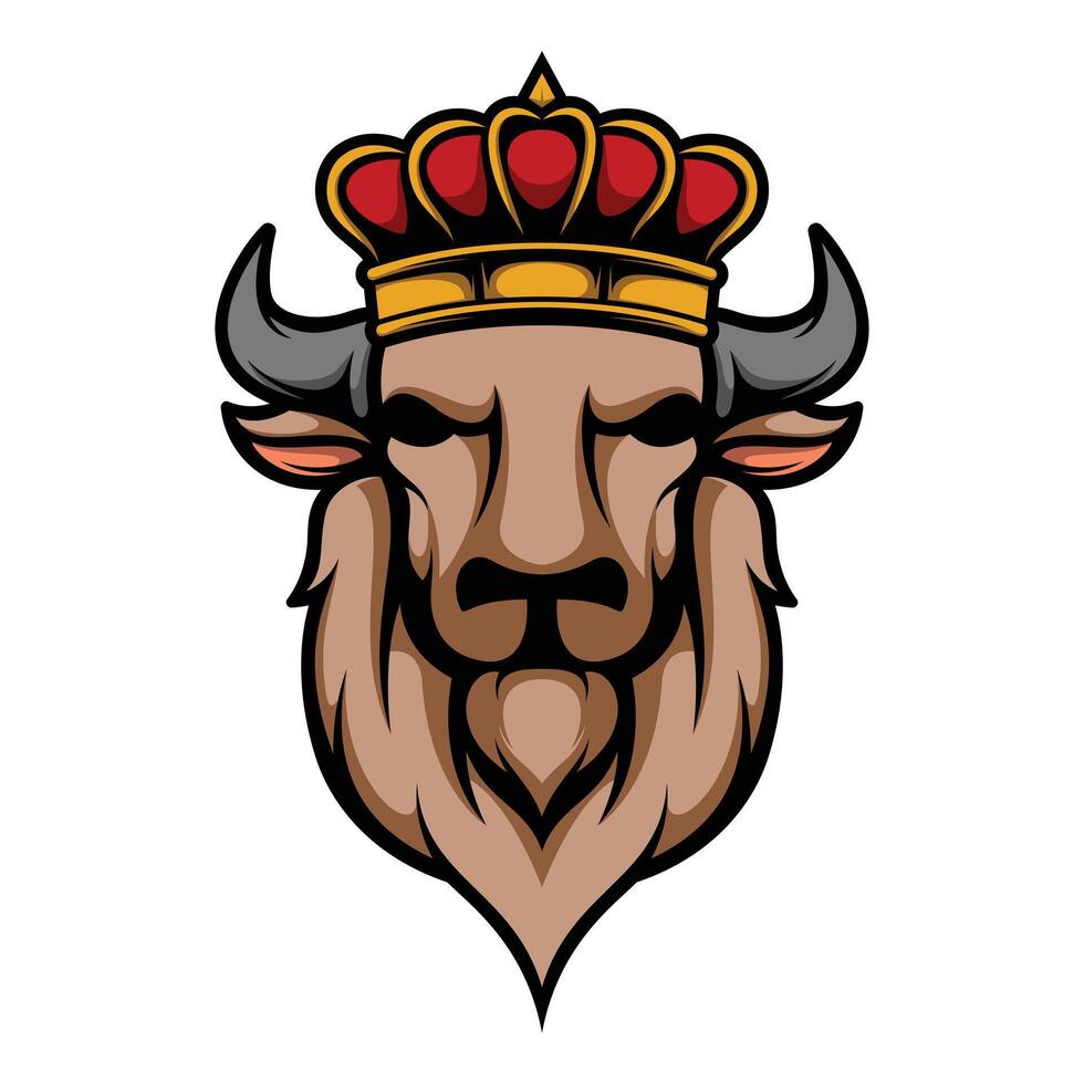 buffel kroon ontwerp vector