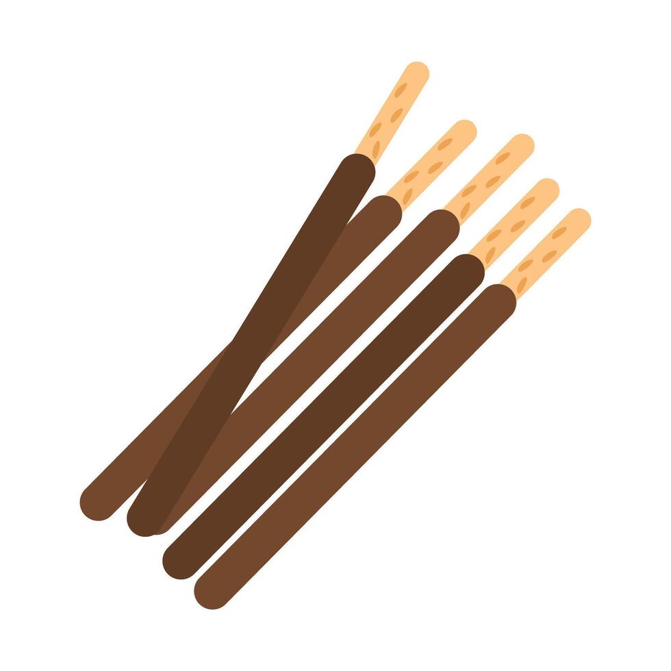 zoet rietje koekjes pepero dag vector