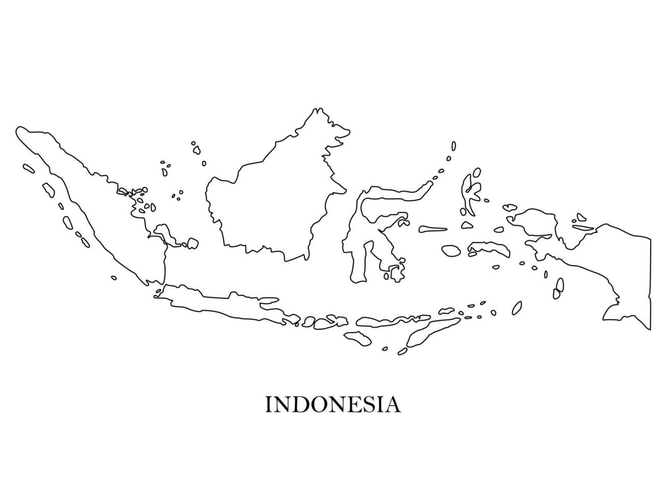 Indonesië kaart achtergrond , perfect voor kantoor, banier, landen bladzijde, achtergrond, behang en meer vector