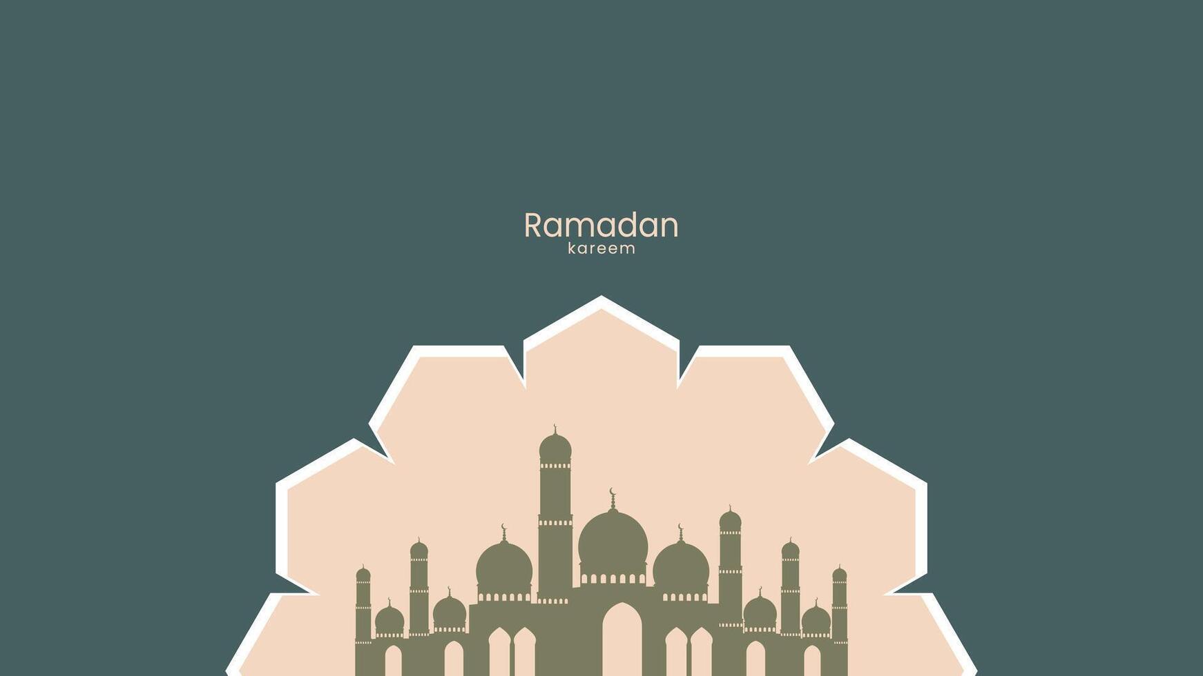 Ramadan kareem vector illustratie, Ramadan vakantie viering achtergrond