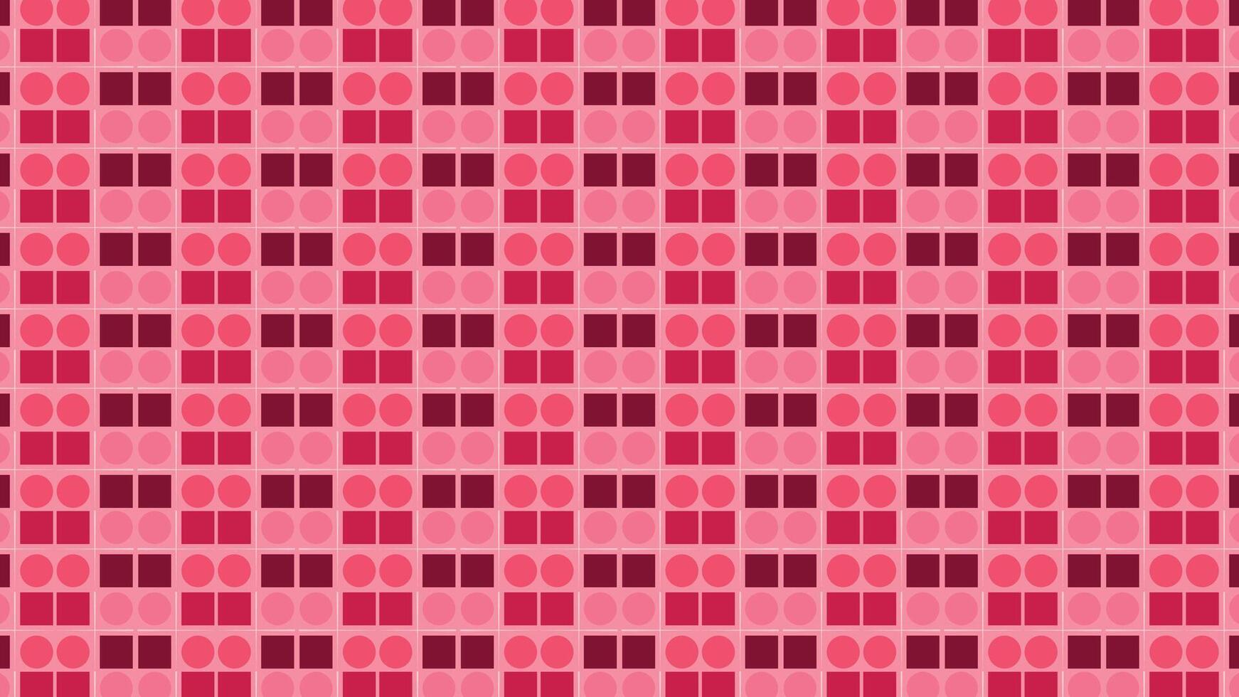 abstract herhaald blok roze kleur combinatie patroon achtergrond. vector