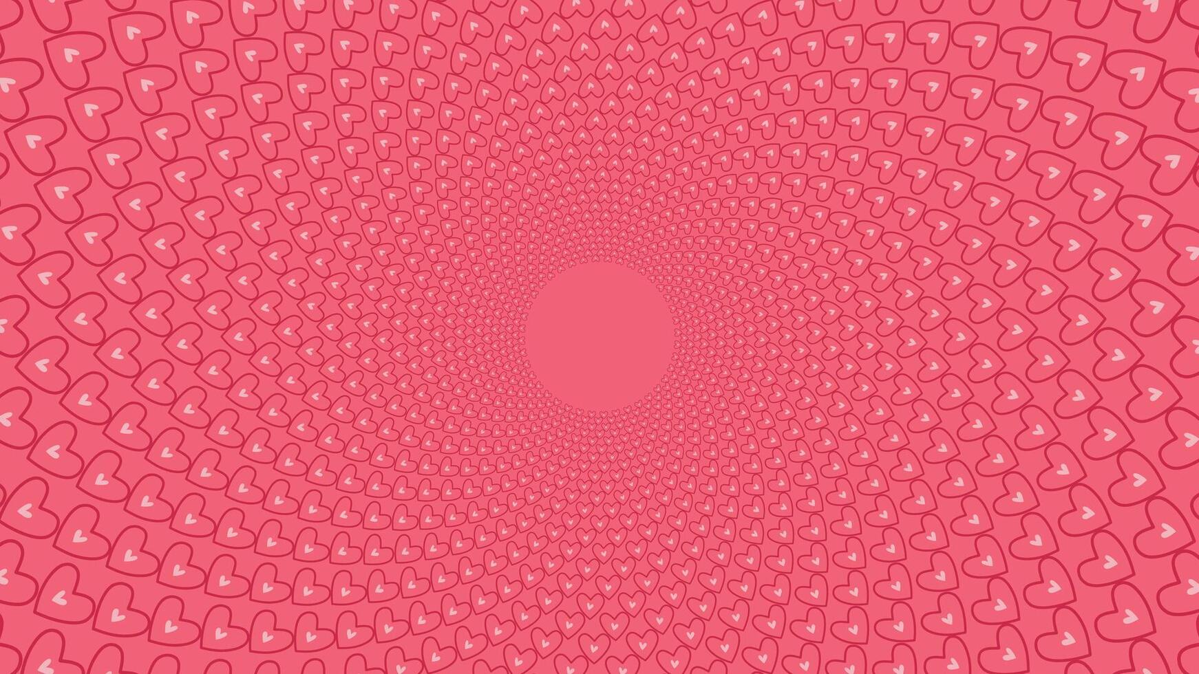 abstract spiraal roze en rood liefde vrouwen dag achtergrond in rood vector