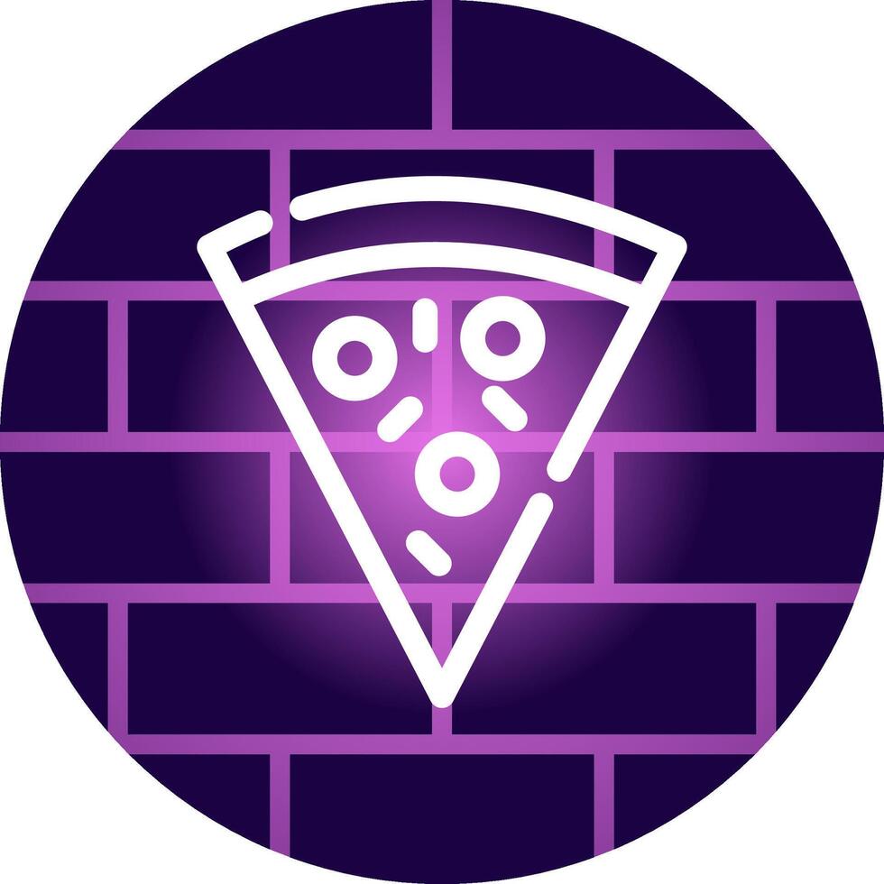 pizza creatief icoon ontwerp vector