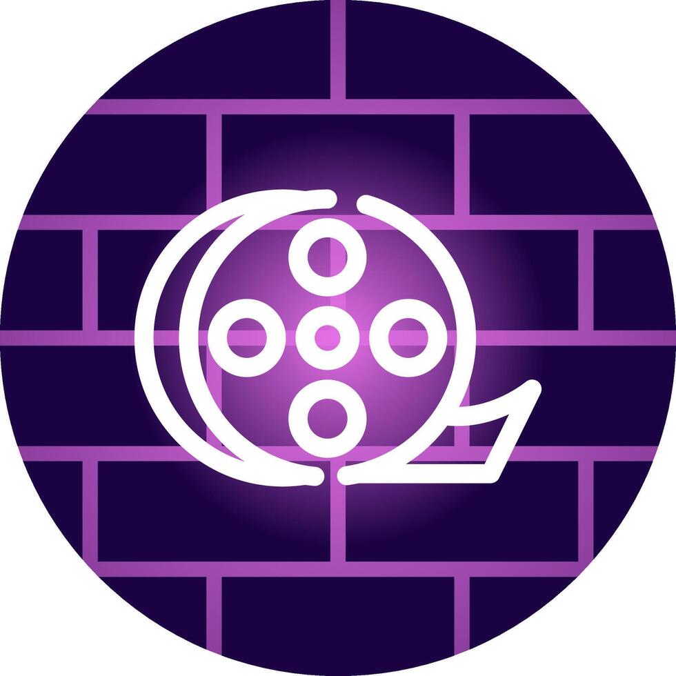 film rollen creatief icoon ontwerp vector