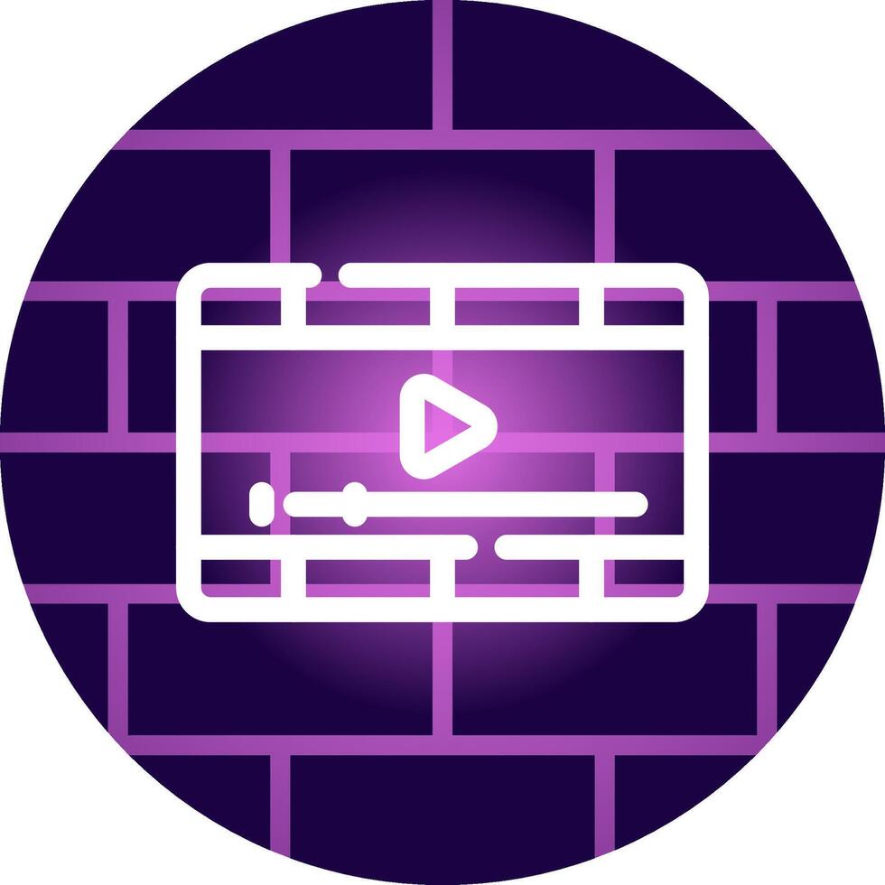 video speler creatief icoon ontwerp vector