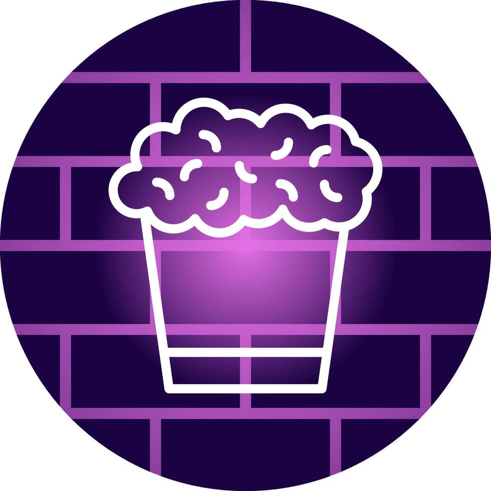 popcorn creatief icoon ontwerp vector