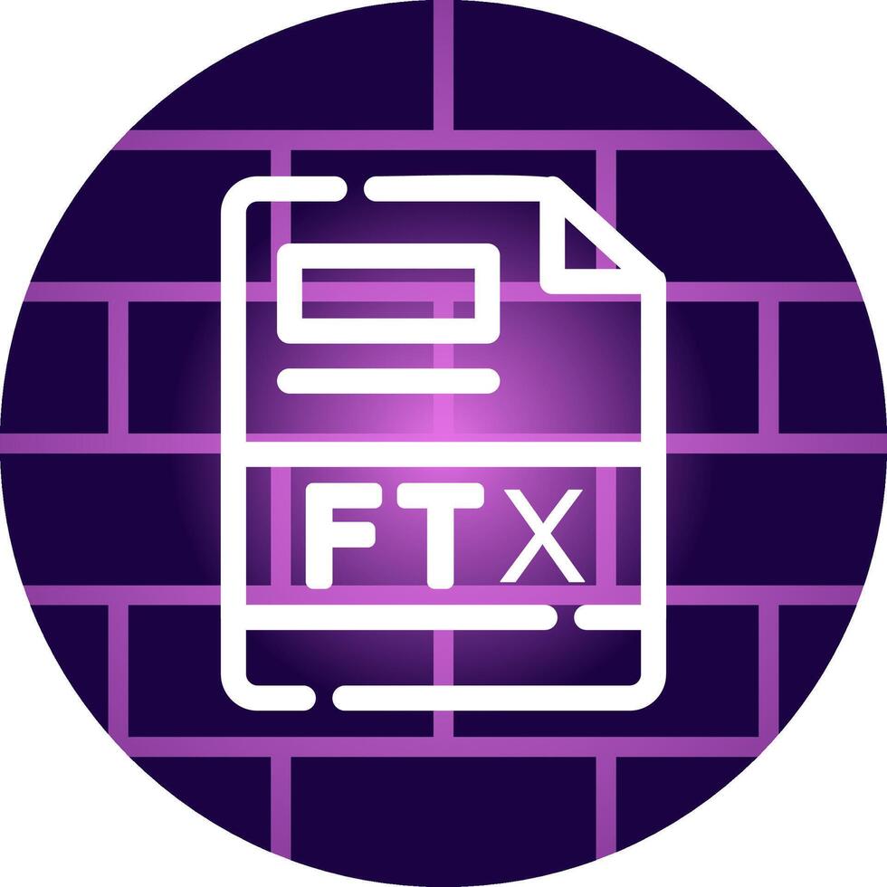 ftx creatief icoon ontwerp vector