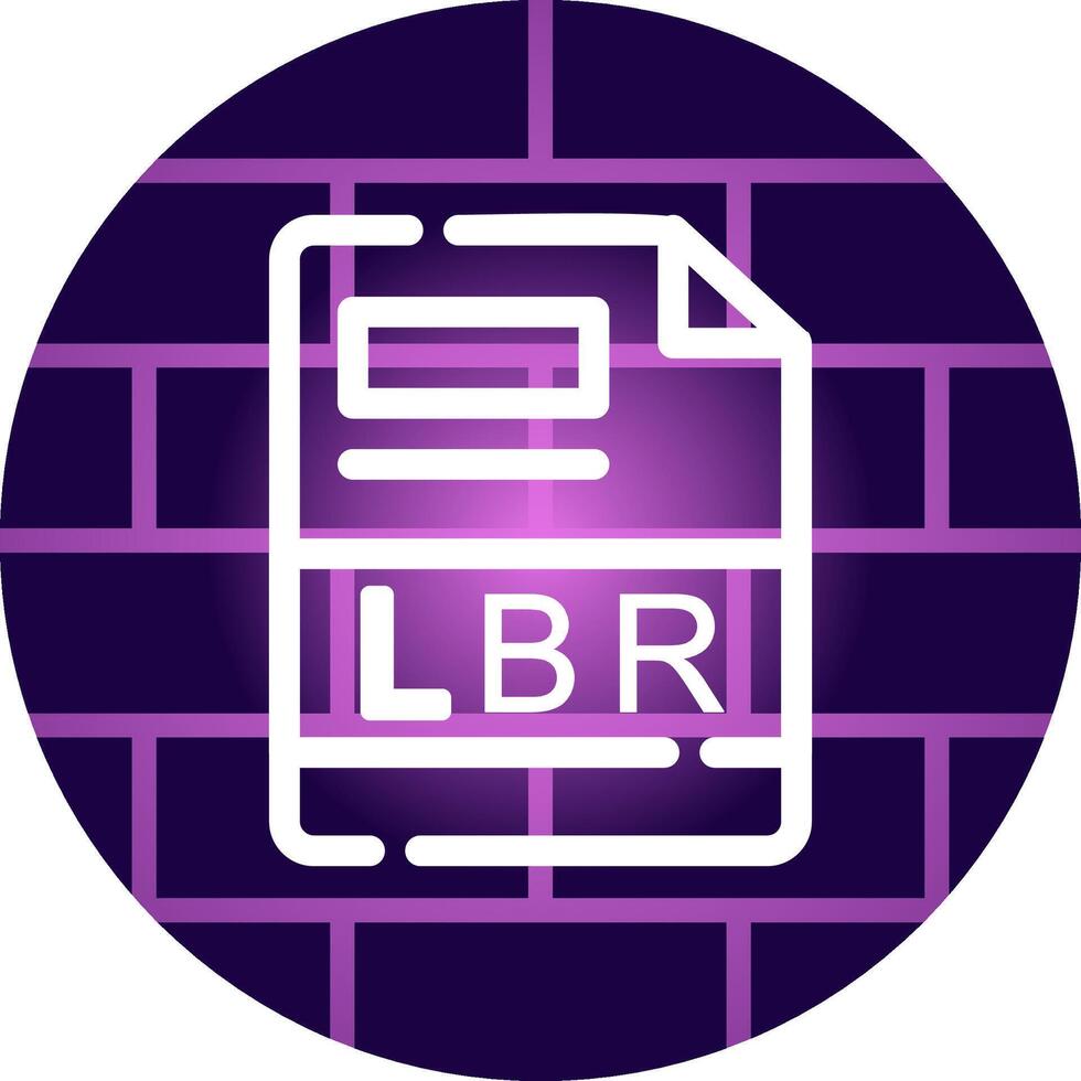 lbr creatief icoon ontwerp vector