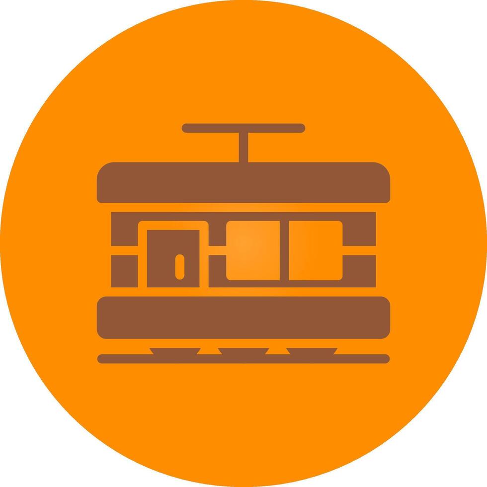 tram creatief icoon ontwerp vector