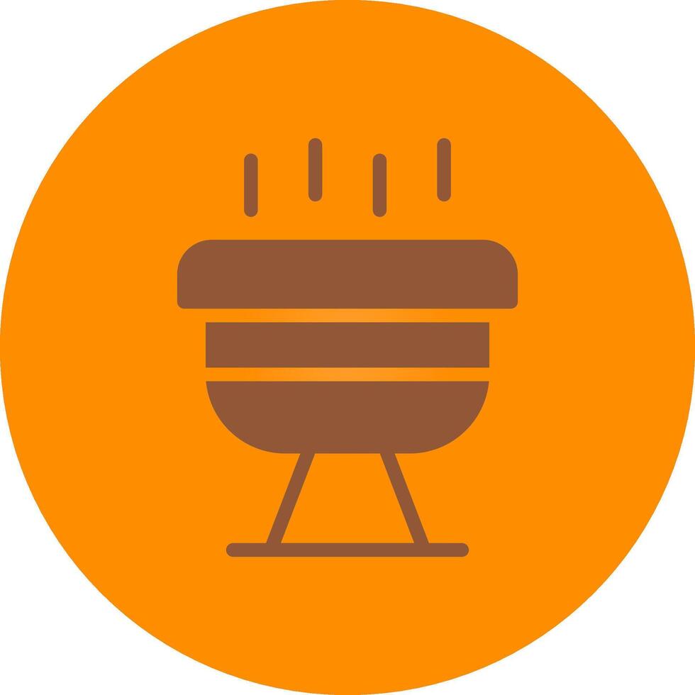 bbq creatief icoon ontwerp vector