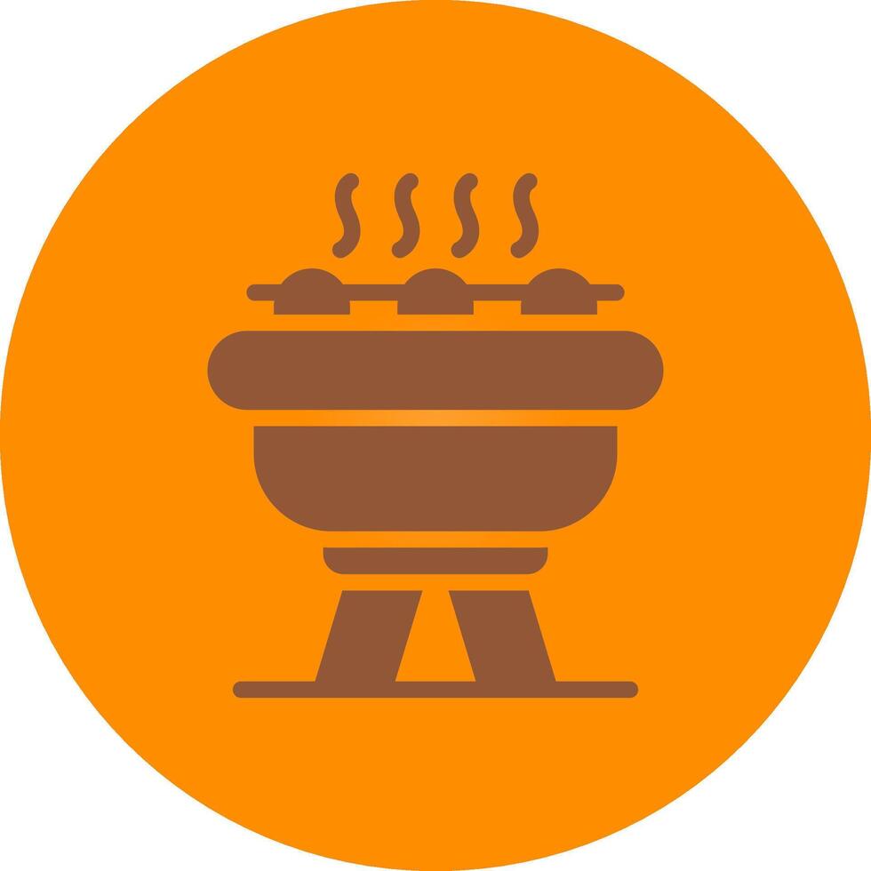 barbecue creatief icoon ontwerp vector