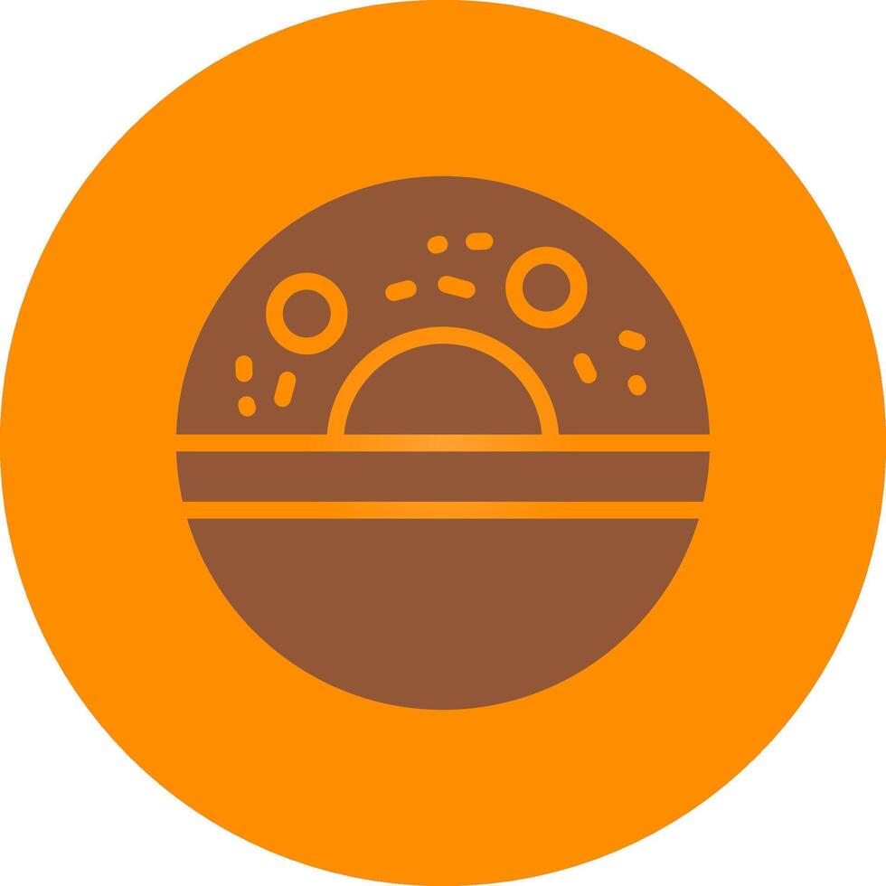donut creatief icoon ontwerp vector