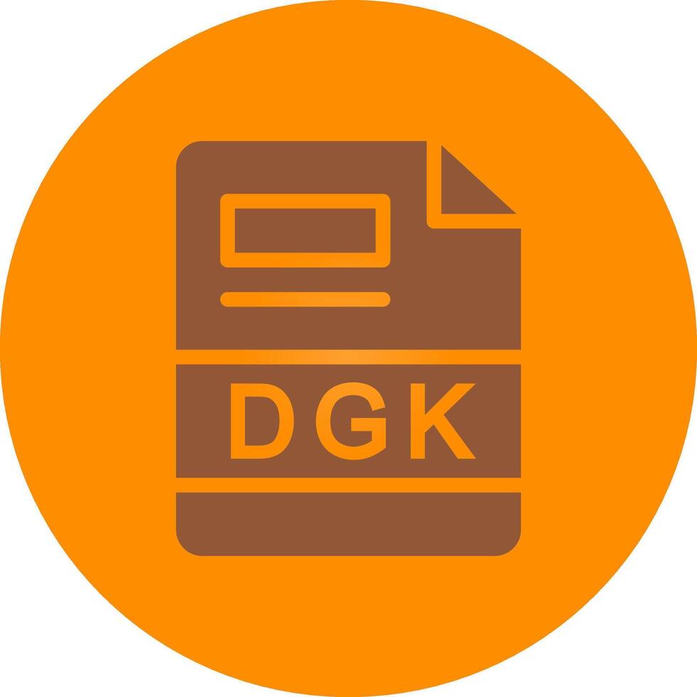 dgk creatief icoon ontwerp vector