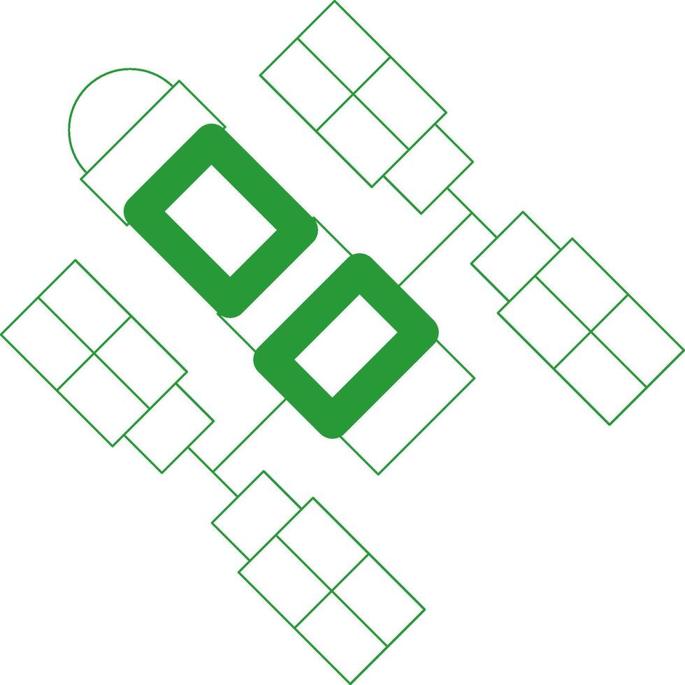 lijn groen helling ontwerp vector