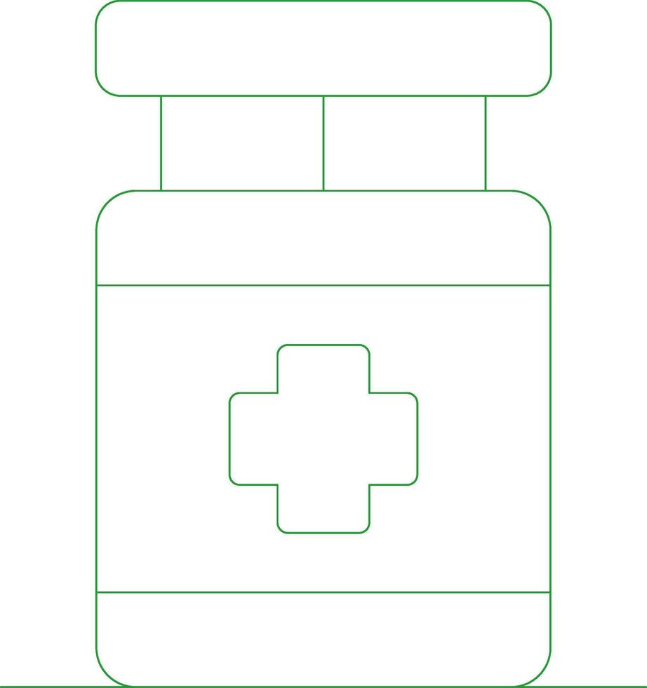 lijn groen helling ontwerp vector