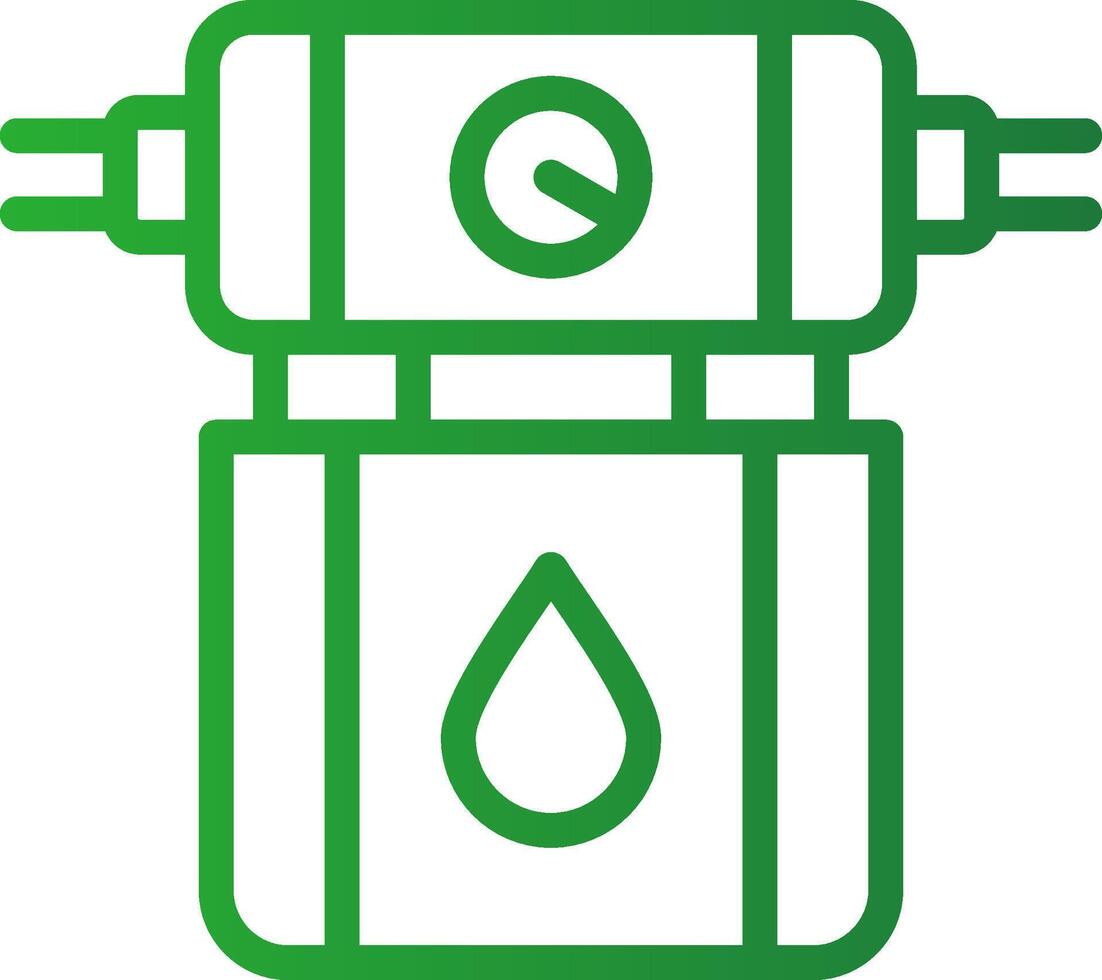 water filter creatief icoon ontwerp vector