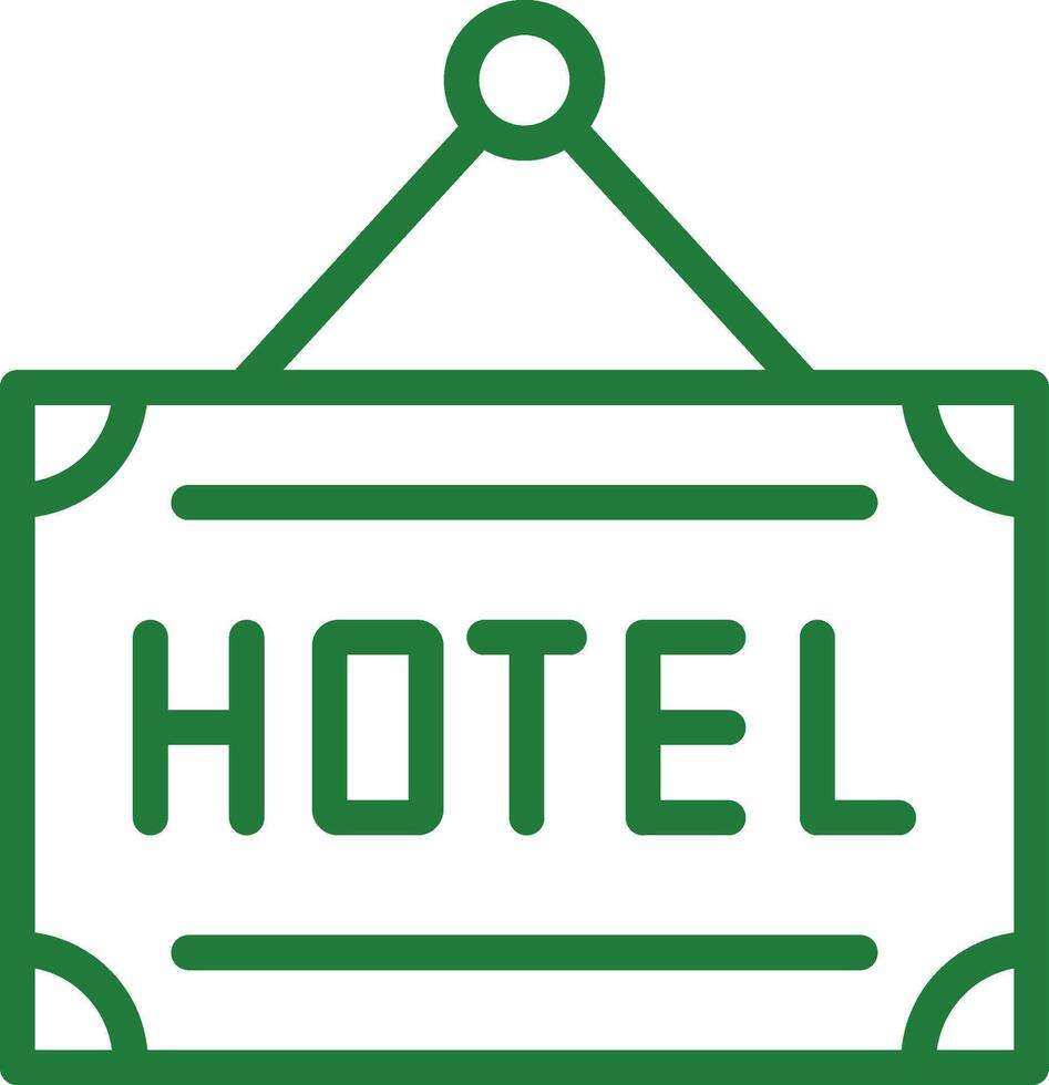 hotel creatief icoon ontwerp vector