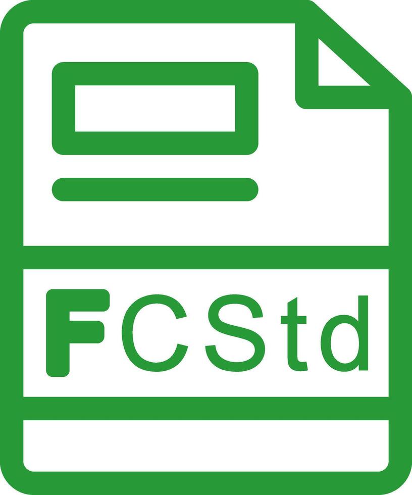 fcstd creatief icoon ontwerp vector