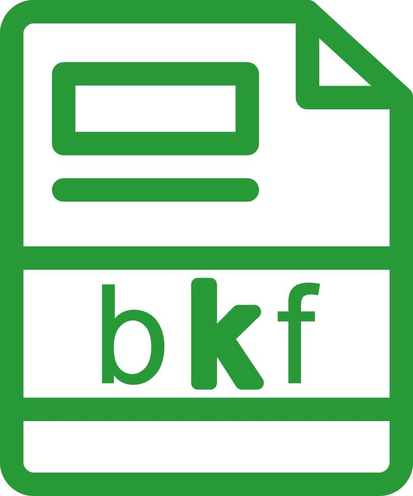 bkf creatief icoon ontwerp vector