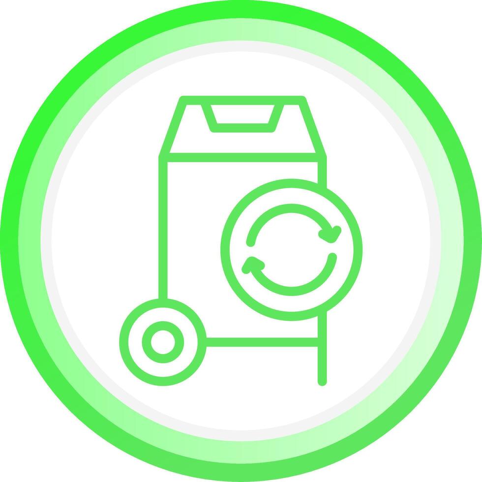 recycle creatief icoon ontwerp vector