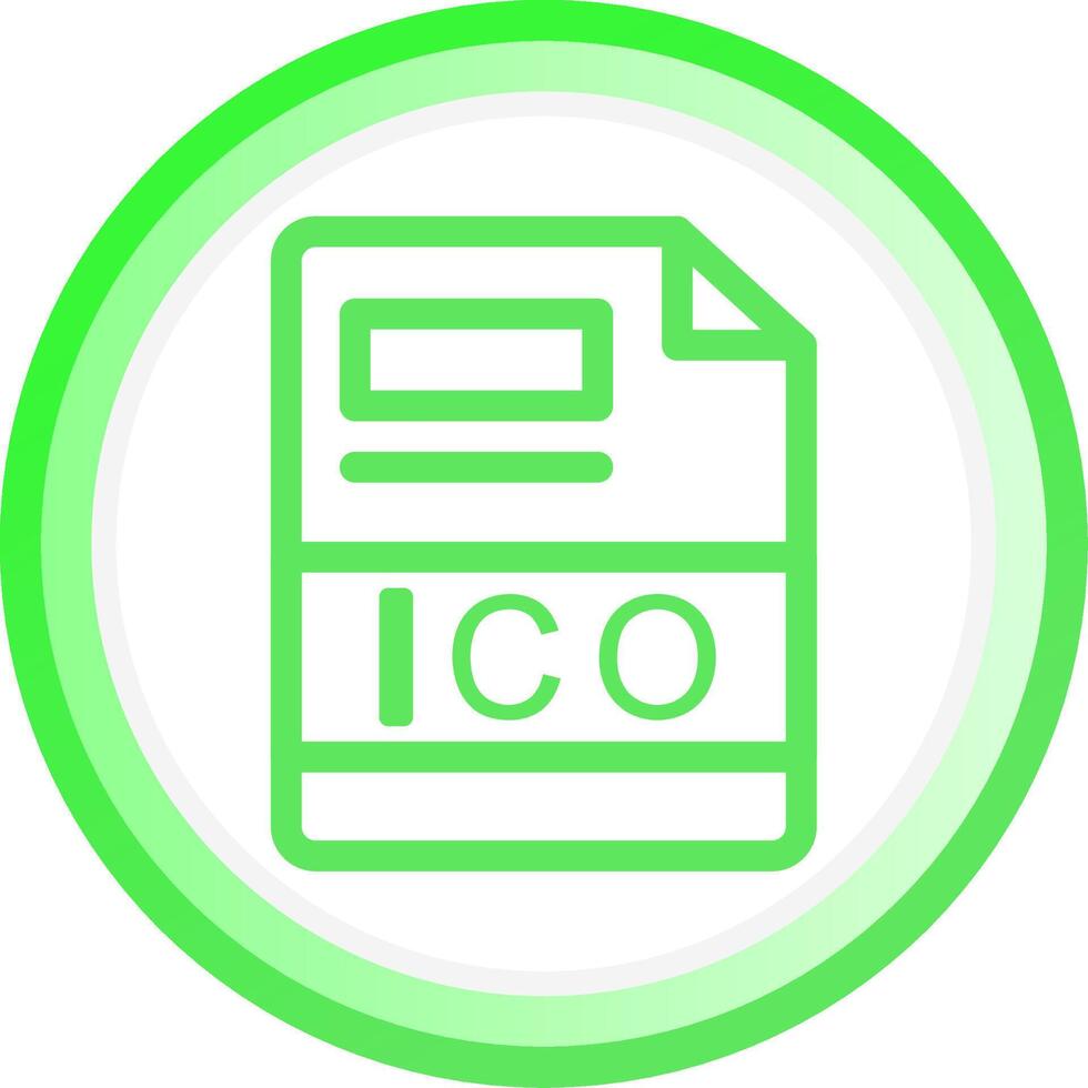 ico creatief icoon ontwerp vector