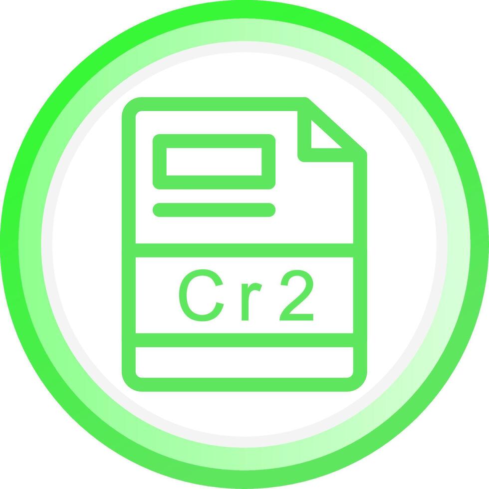 cr2 creatief icoon ontwerp vector