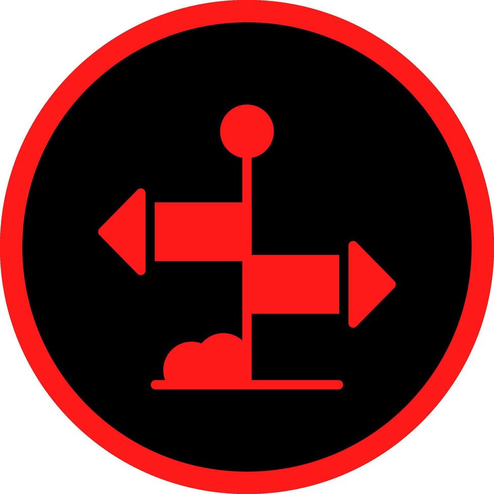 glyph rood pictogrammen ontwerp vector