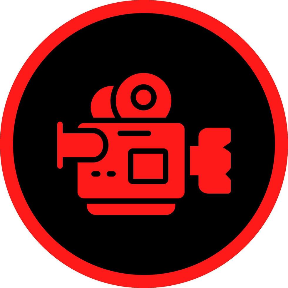 video camera creatief icoon ontwerp vector