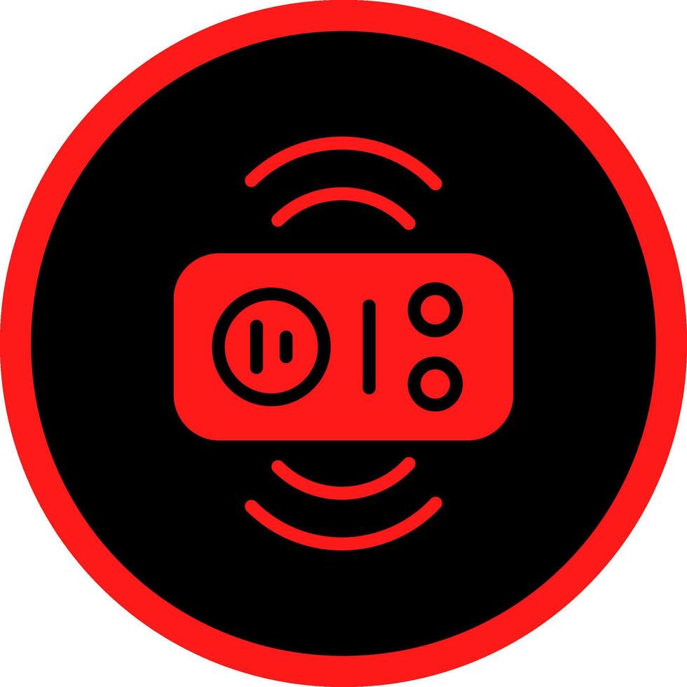 radio frequentie identificatie creatief icoon ontwerp vector