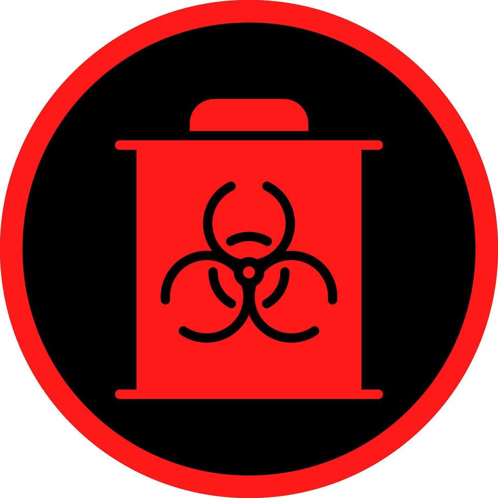 biohazard creatief icoon ontwerp vector