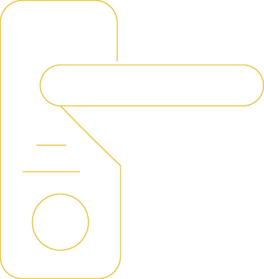 deur hanger creatief icoon ontwerp vector