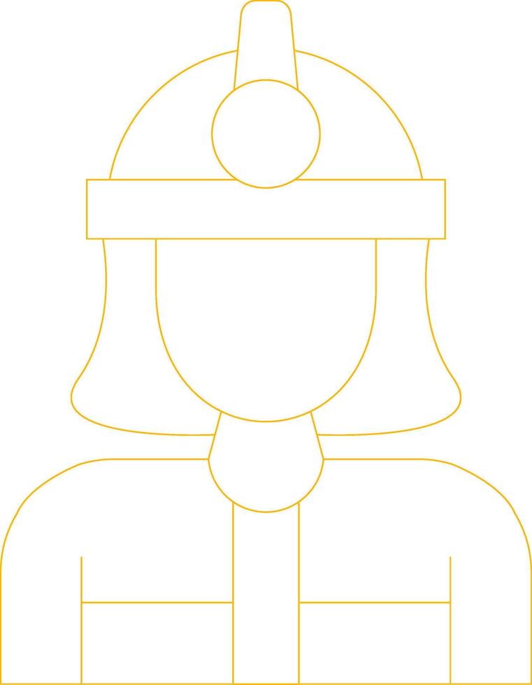 brandweerman creatief icoon ontwerp vector