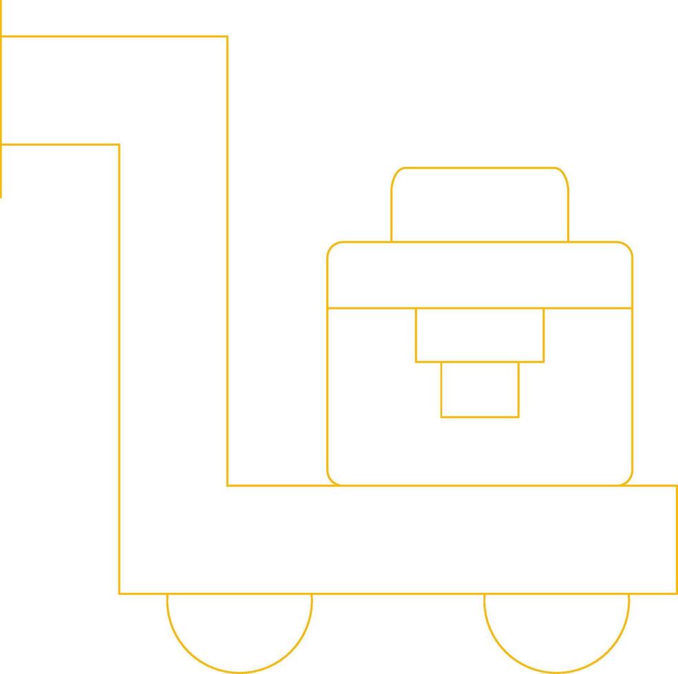 trolley creatief icoon ontwerp vector