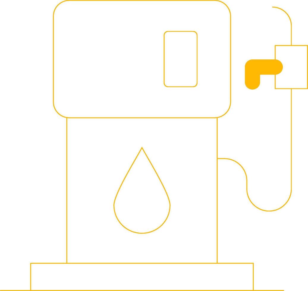 benzine station creatief icoon ontwerp vector