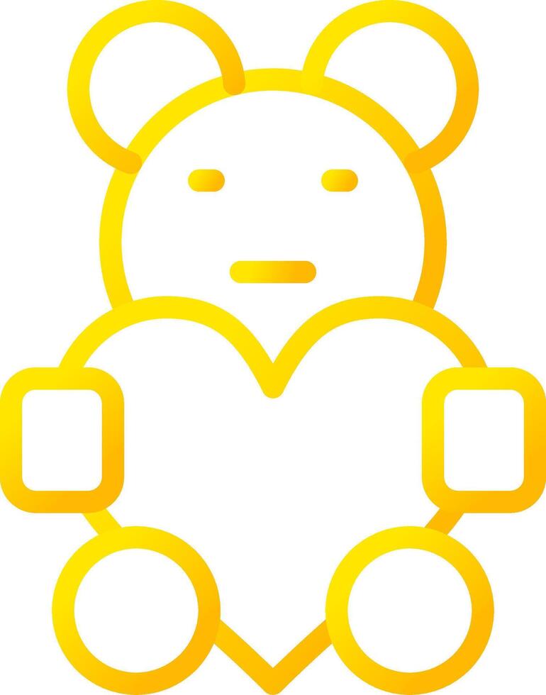 teddy creatief icoon ontwerp vector