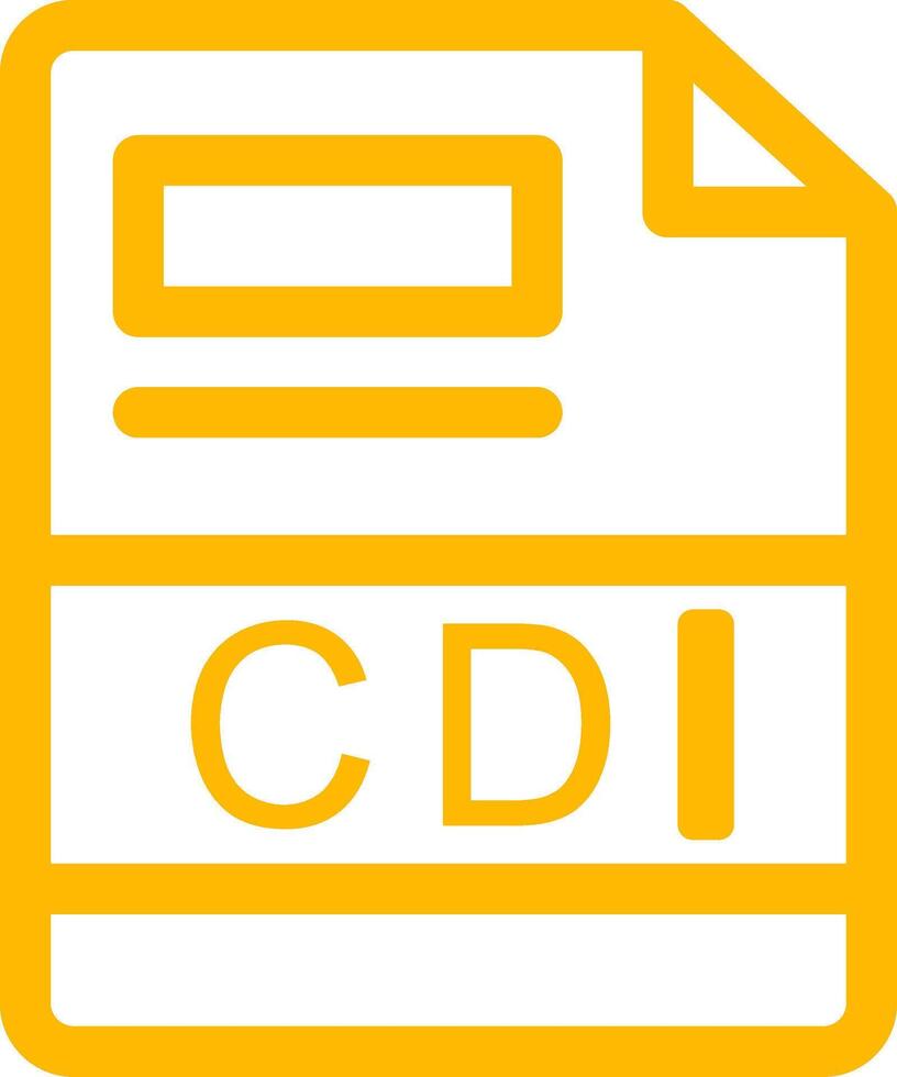 cdi creatief icoon ontwerp vector